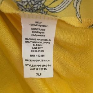 PaperMoon Yellow Tank